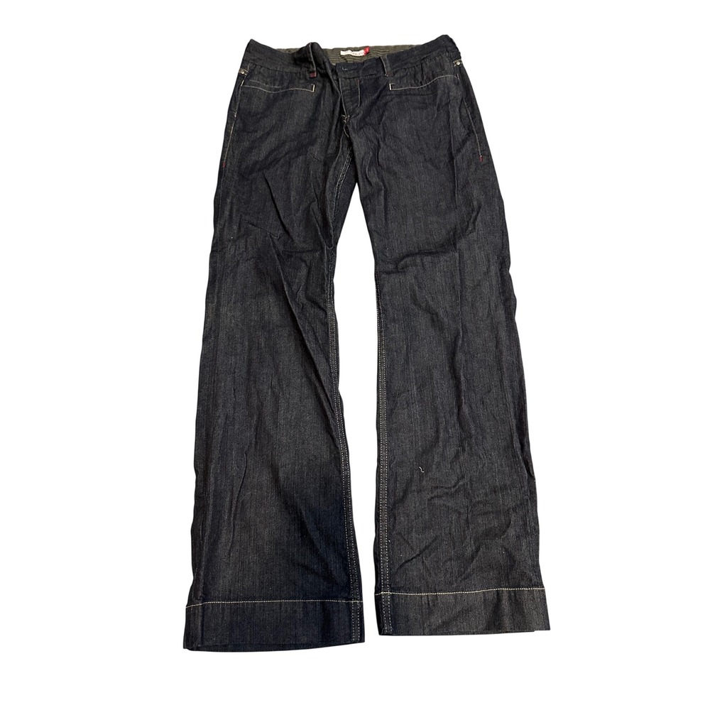 Blurr Organic Cotton Blend Denim Climbing Pants Dark Wash Mens XL TG Stretch